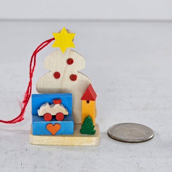 Graupner Holzminiaturen Erzgebirge Wooden Christmas Tree Toys Ornament Germany - Picture 8 of 8